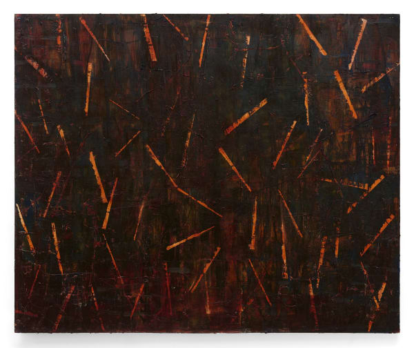 Mike Henderson Sparks, 2024 Oil on canvas 72 x 87 inches