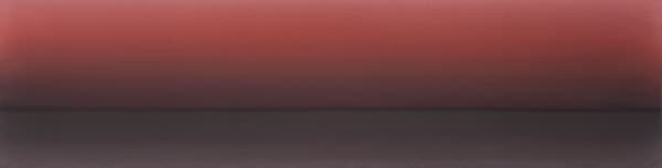 Patsy Krebs Evensong II, 2017 Watercolor on paper on panel 14 x 56 x 1.5 inches