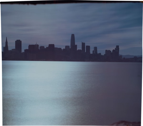 John Chiara Avenue of the Palms South Treasure Island, 2023 Camera Obscura Ilfochrome Photograph, Unique 57.5 x 66 inches, framed