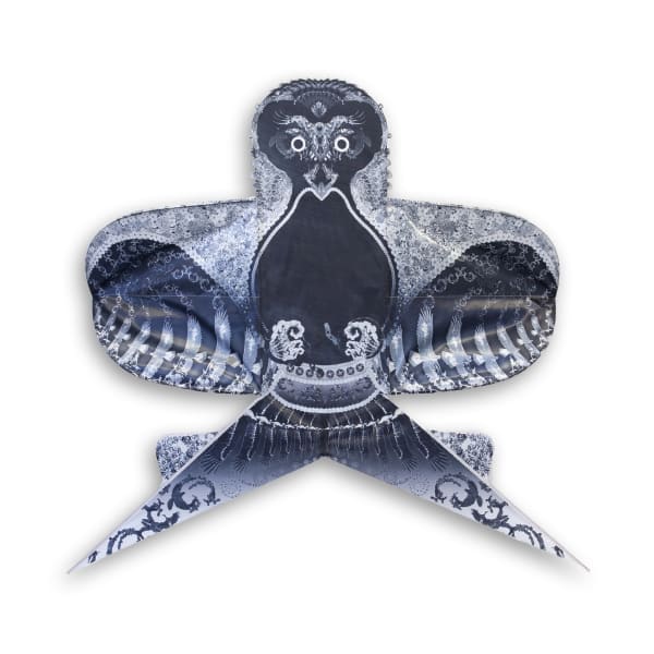 Ai Weiwei With Wind (Individual Kite, Single Bird), 2014 Fabric and bamboo 59 x 57 x 7 inches