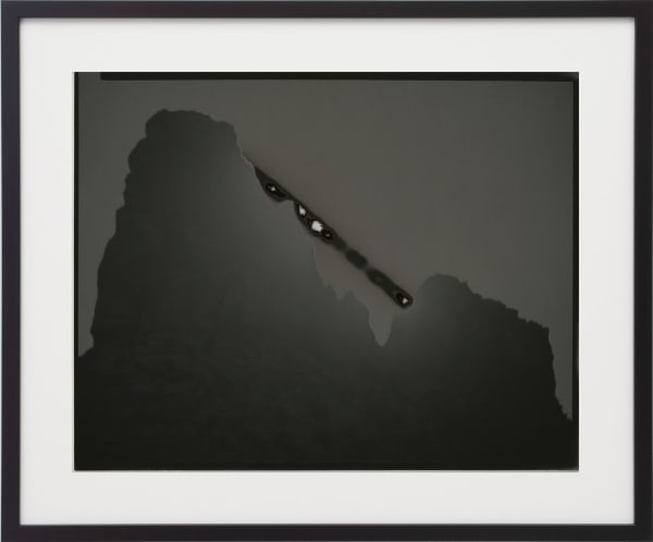 Chris McCaw Sunburned GSP #723 (Utah), 2013 Unique gelatin silver paper negative 15 x 18 inches, framed