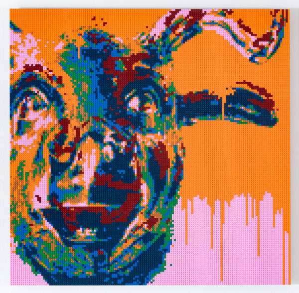 AI WEIWEI Zodiac (Ox), 2018 LEGO bricks 45 x 45 inches SOLD