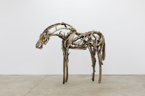 Deborah Butterfield Whitebird, 2023-2024 Cast Bronze 78 x 95 x 42 inches