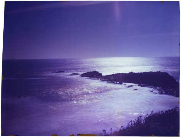 John Chiara Cabrillo Highway at Pescadero Creek Road, Variation 6, 2016 Camera Obscura Ilfochrome Photograph, Unique 59 x 75 inches, framed