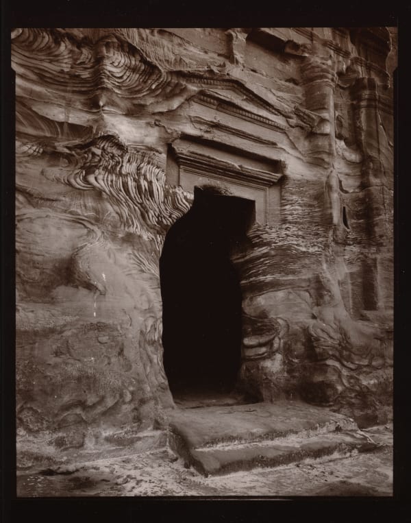 Linda Connor Tomb Doorway, Petra, Jordan, 1995, Printed 2017 Sublimation on Aluminum 30 x 24 inches