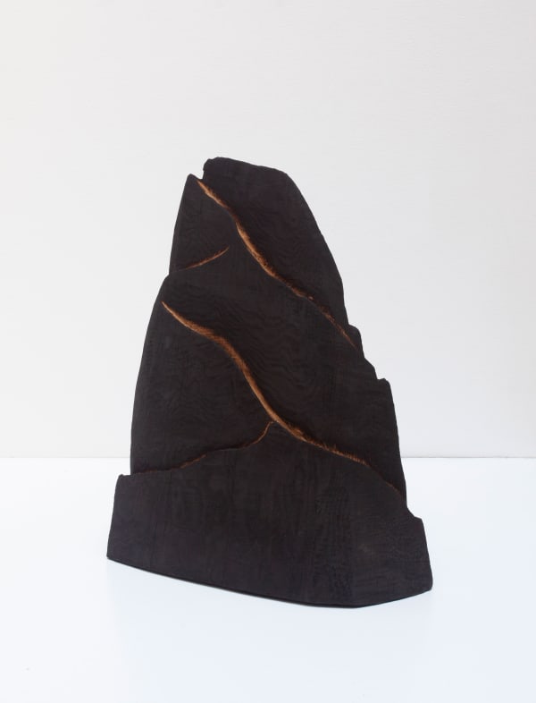 David Nash Black Mountains, 2021 Charred Oak 17.75 x 15.75 x 4.25 inches