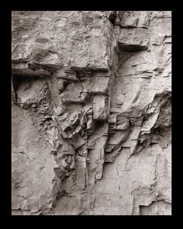 Linda Connor Rock Formation, Nepal, 2023 Sublimation on Aluminum 20 x 16 inches