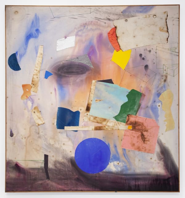 MIKE HENDERSON Relay, 1980 Acrylic and mixed media on canvas 75 x 69.5 inches SOLD