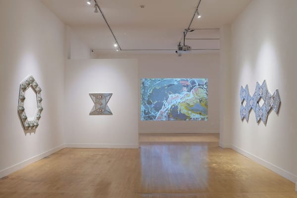 Monir Shahroudy Farmanfarmaian and Camille Utterback: Kaleidoscope Eyes