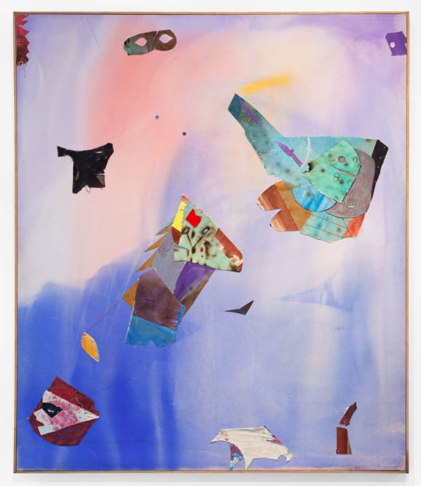 Mike Henderson Cleopatra and Champ, 1980 Acrylic and mixed media on canvas 67.25 x 57.5 inches