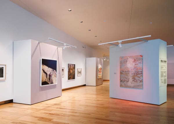 Installation view of Salt Lines: Exploring Climate, Environment, and the Saline Influx. Photo: Gearhart Photo, courtesy Southern Utah Museum of Art