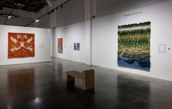 Installation view of RugLife. Photo: Henrik Kam, courtesy Museum of Craft and Design