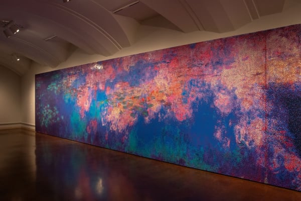 Installation view of Water Lilies (2022), March 19, 2025 - March 15, 2026 at the Seattle Asian Art Museum, WA. Photo: Chloe Collyer