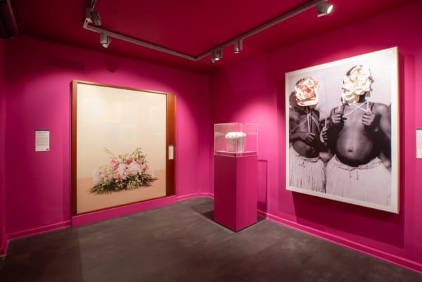 Installation view of Flowers: Art from the Renaissance to Artificial Intelligence, February 14 - September 14, 2025 at Chiostro del Bramante, Italy