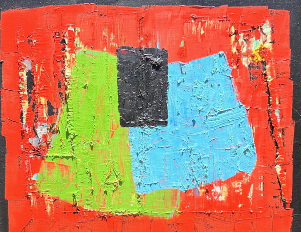 Detail of Mike Henderson, No One Answer, 2013