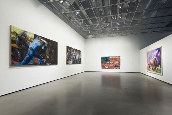 Installation view of Mike Henderson: Before the Fire, 1965-1985, January 30 - July 15, 2023 at the Jan Shrem and Maria Manetti Shrem Museum of Art, UC Davis, CA. Photo: Muzi Rowe