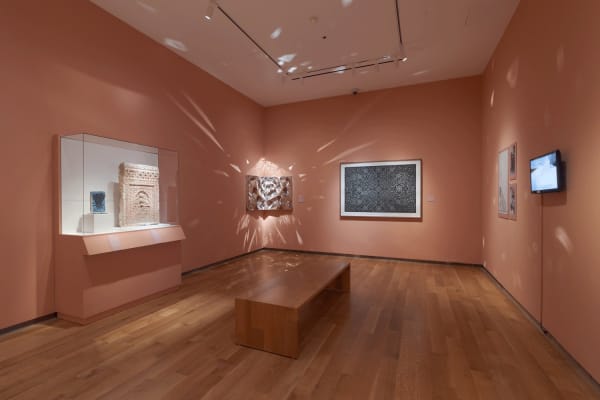 Installation view of Wonders of Creation: Art, Science, and Innovation in the Islamic World. Photo courtesy McMullen Museum of Art