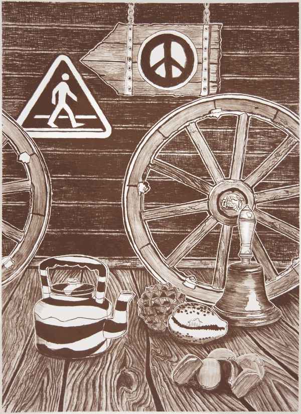 Culture, stone lithograph, 2024
