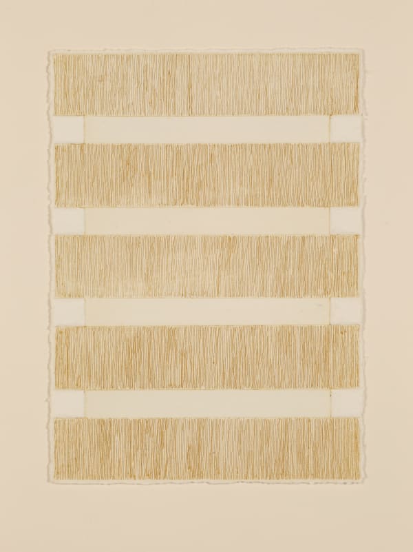 Kim Lin, Untitled, 1975. Embossed etching. Courtesy of Jerwood Collection © Estate of Kim Lim. All Rights Reserved, DACS 2025