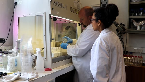 Sonia at the ASCUS Art and Science Lab, Edinburgh