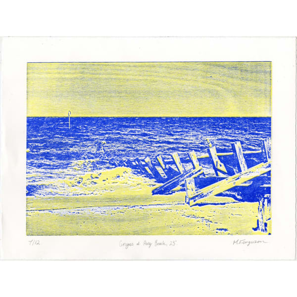 Morven Ferguson - Groyne's at Porty Beach, 2023