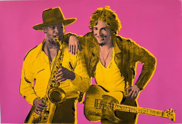 Bruce Springsteen and the East Street Band (pink)