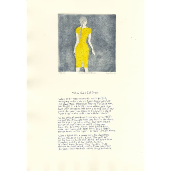 Dilys Rose - Yellow Polka Dot Dress, 2024