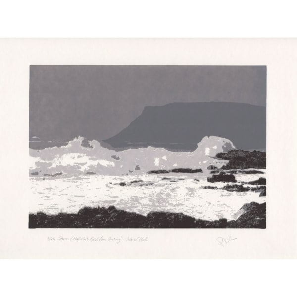 Paul Kirkham - Storm: (Malcolm's Point From Carsaig), Isle of Mull, 2010