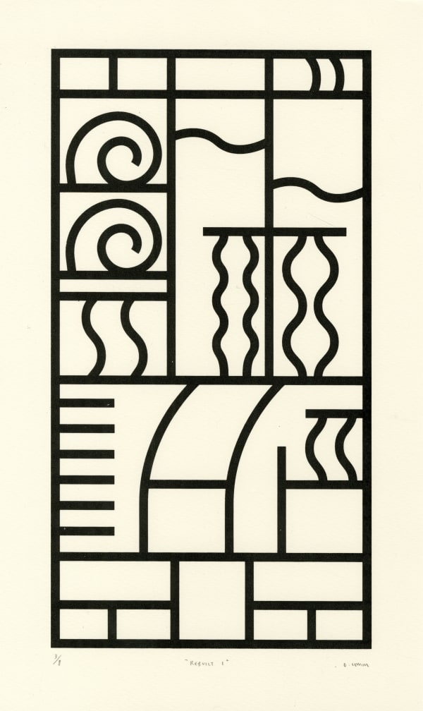 Rebuilt 1, 2022, Screenprint