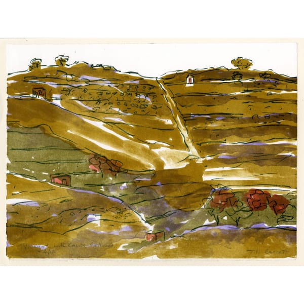 Jill Bennett, Vineyards with Casots, 2019