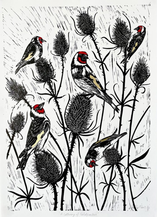 A Gathering of Goldfinches