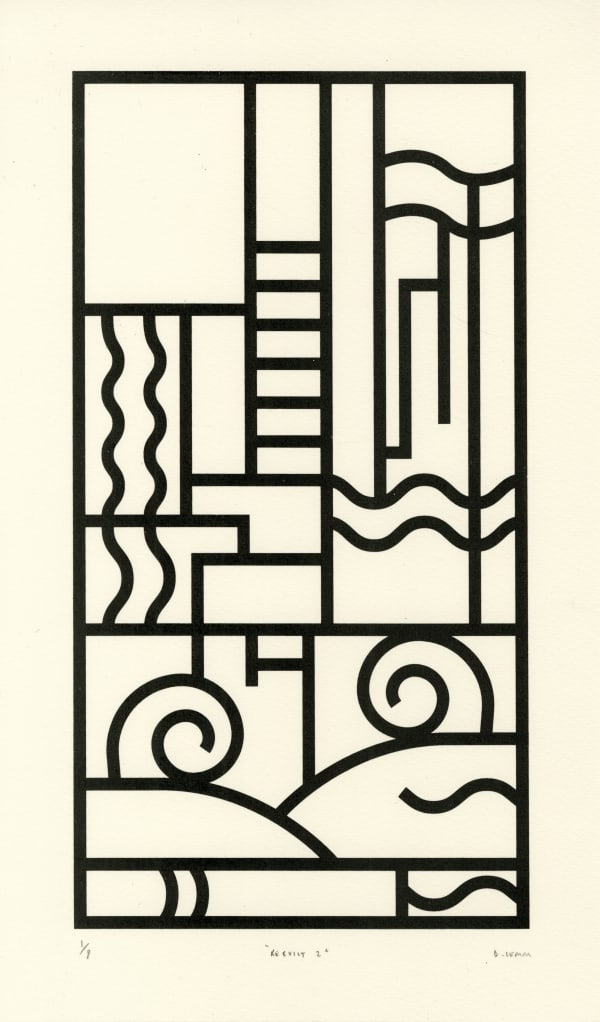 Rebuilt 2, 2022, Screenprint