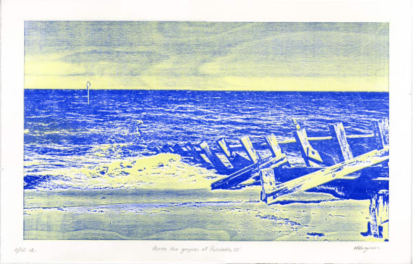 Across the Groyne's at Portobello