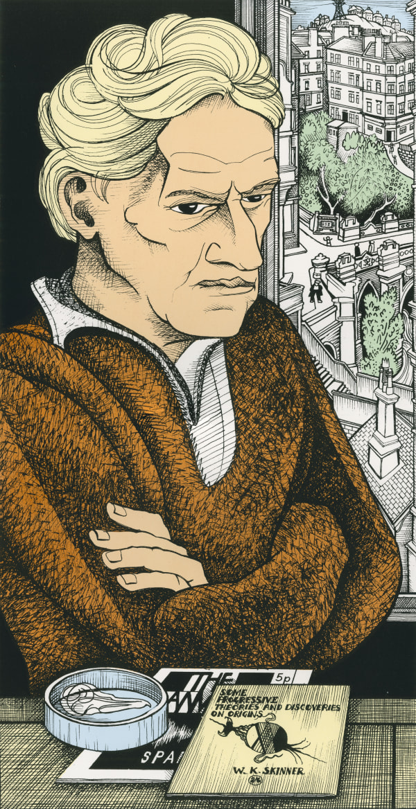 Alasdair Gray, Bill Skinner in his Otago Street Home, 2011