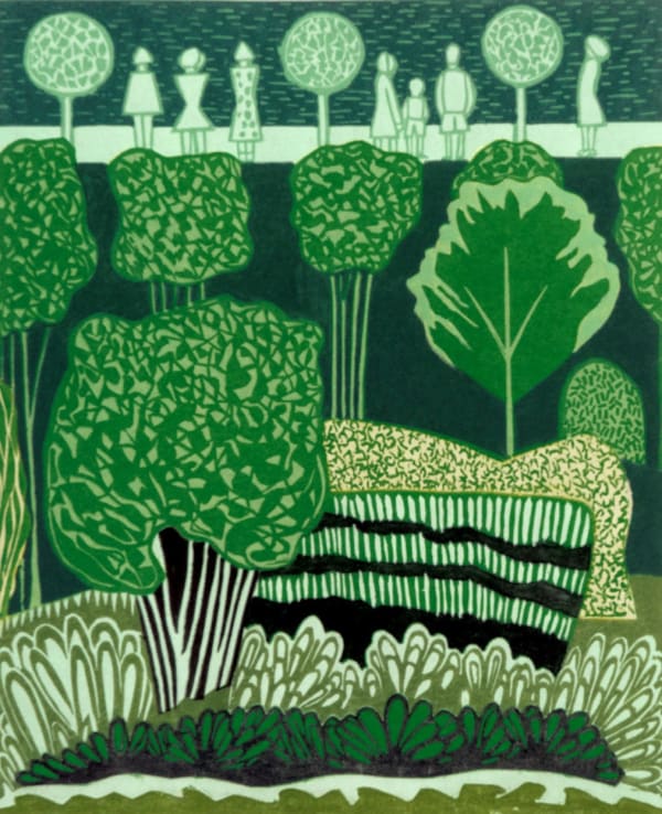 Robert Crozier, Green Garden, 2019