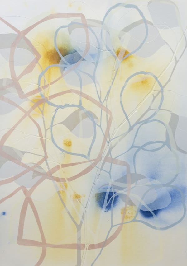 Ice Layer 02, Embossed Monotype, 2022.
