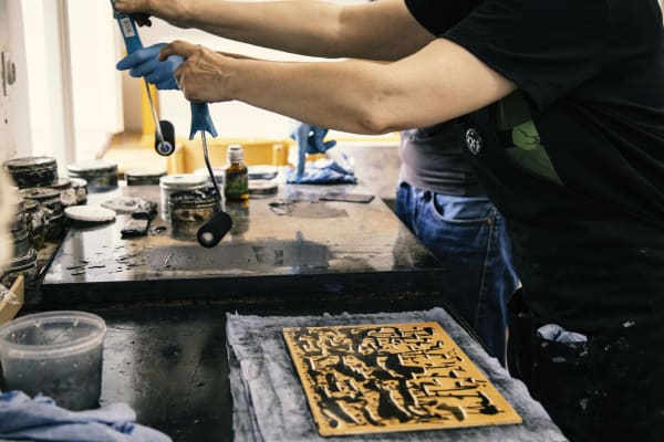 MGLC Print Studio in Ljublana. Photo: Urška Boljkovac. Archive MGLC.