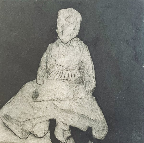 Naila Hekmat, Untitled. Etching. 2022