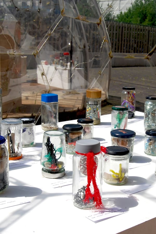 Jar in Action Courtyard