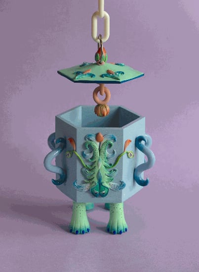 Hannah Lim artwork 'Four-Eyed Xixi Fish Snuff Bottle'