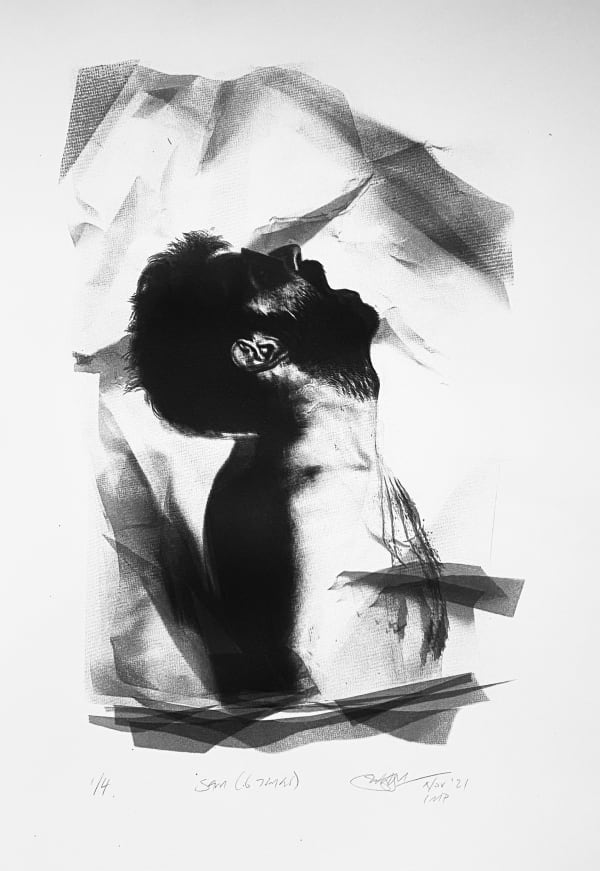 Ben Six Times, screenprint