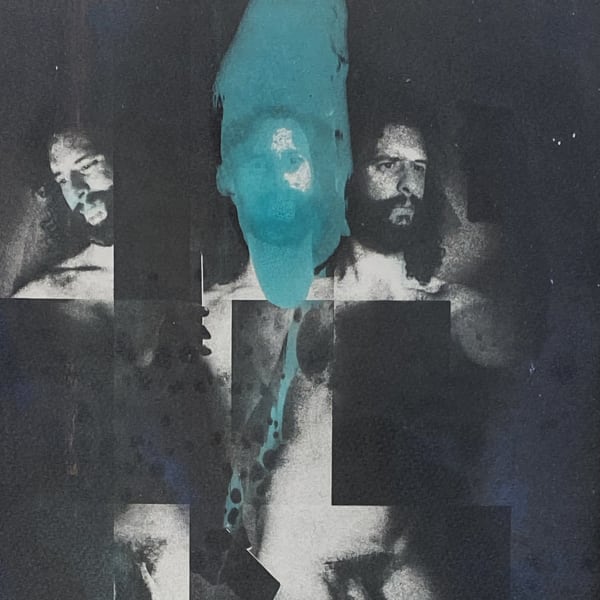 Between Aspiration and Realness 2 (detail), monotype