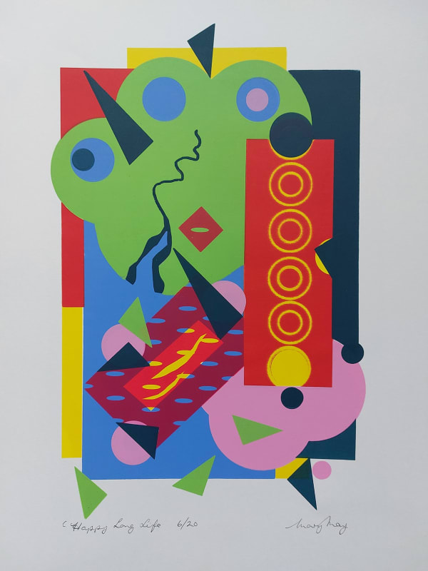 Happy Long Life, 2023, Screenprint
