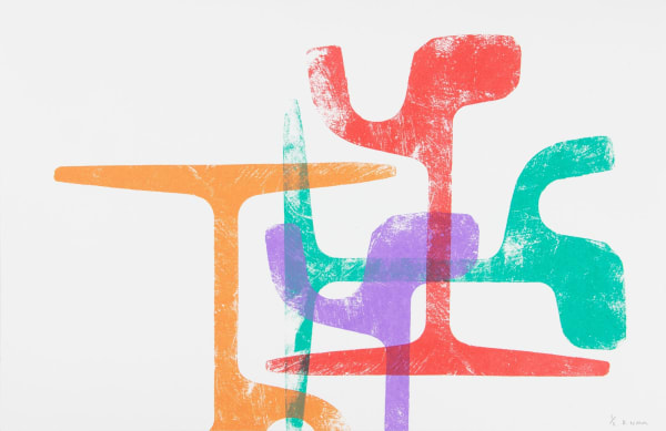 Emergent Landscape, 2022 Screenprint