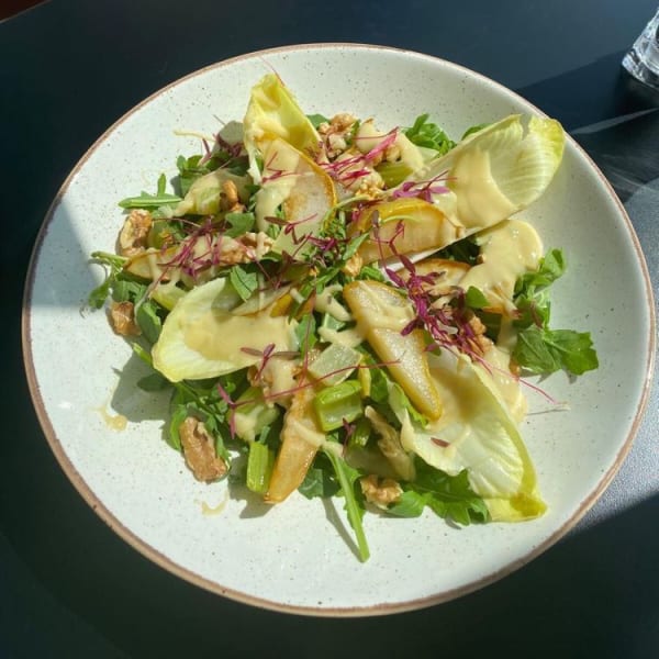 A plate of salad