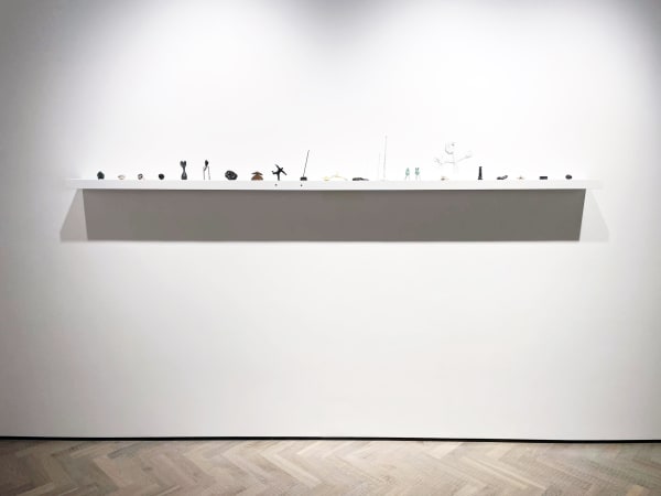 10 gram challenge pieces on display at Thomas Dane Gallery, London