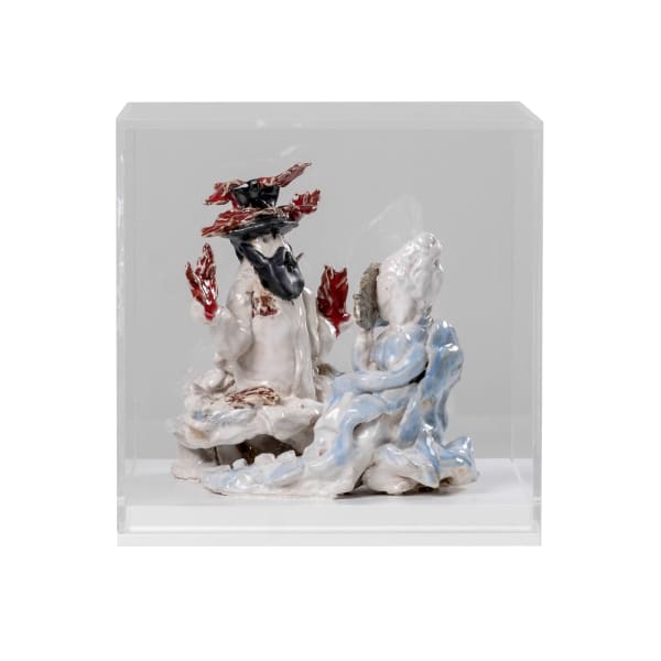 Elemental Pair, 2024 Glazed stoneware 20 x 20 x 20 cm Unique