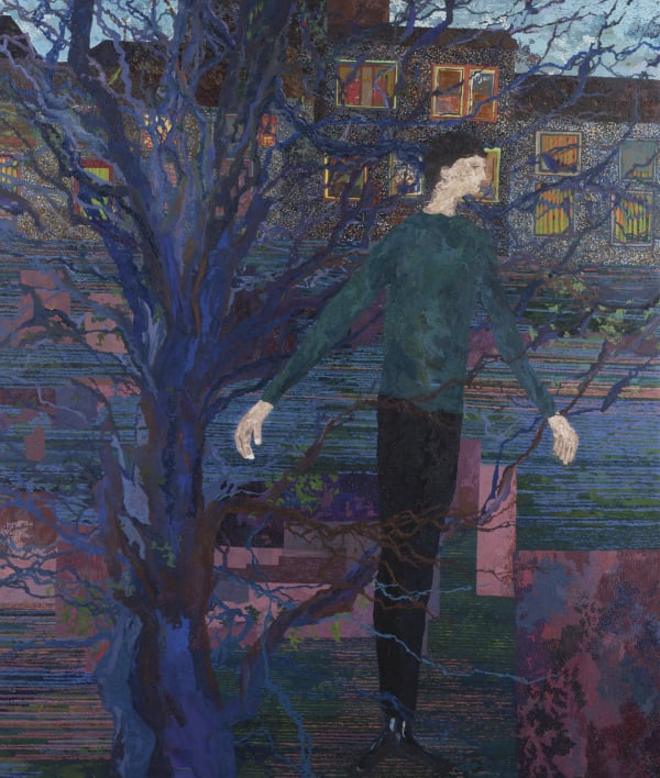 Arms Wide Open, 2022 Oil on canvas 120 x 103 cm Photography by John Howard Davies