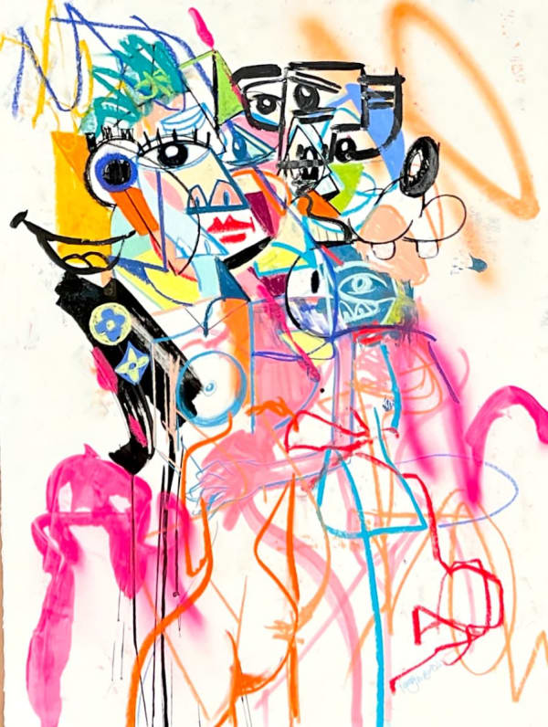 Timmy Sneaks, Untitled Pastel #3, 2023