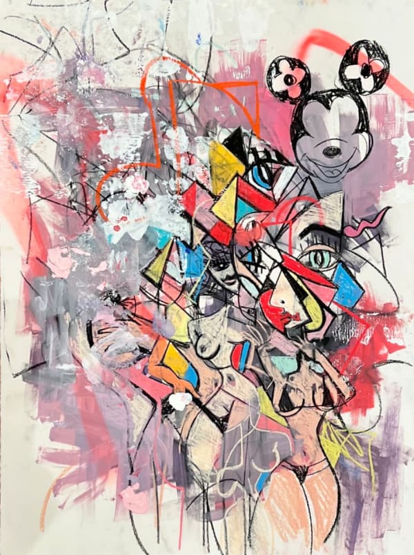 Timmy Sneaks, Untitled Pastel #1, 2023